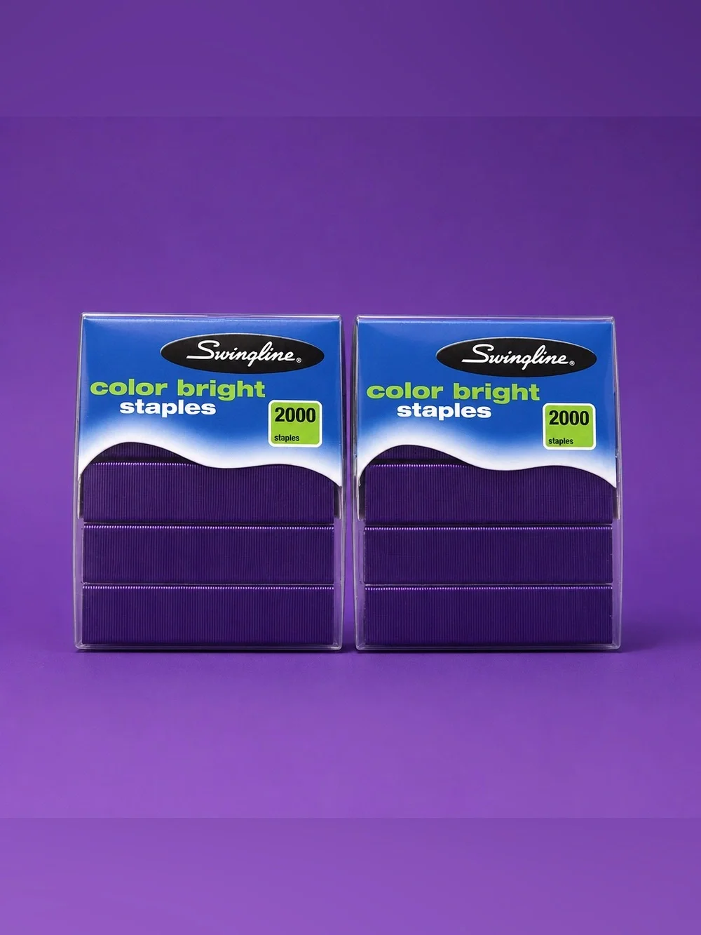 Swingline Color Bright Staples — Purple (2 Pack)